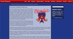 Desktop Screenshot of banditswrestling.com