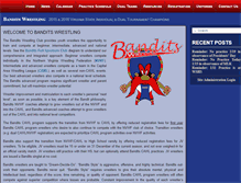 Tablet Screenshot of banditswrestling.com